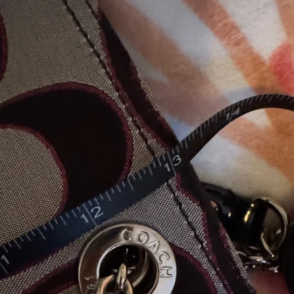 Coach Signature Gray, Black, and Pink Glitter Women's Bag Set - Picture 14 of 16